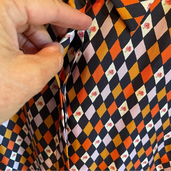 Gabriela Hearst Patterned Silk Blouse sz 40 - Picture 6 of 7